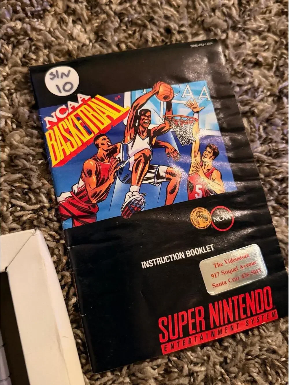 NCAA Basketball for Super Nintendo